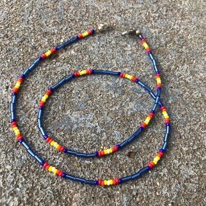 Handmade Native American Beaded Necklace Seed Bead Necklace